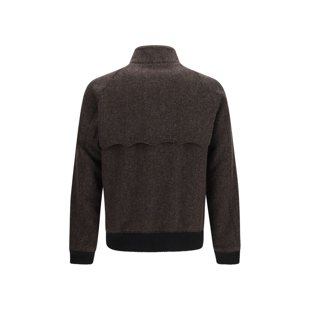 Baracuta Mantel aus Viskose in Braun
