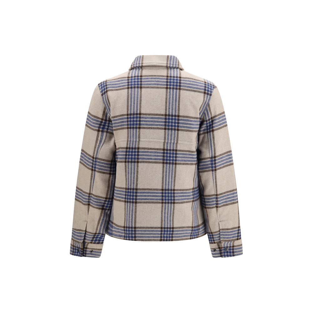 Woolrich Beige Wool Oves Aries Shell Jacket
