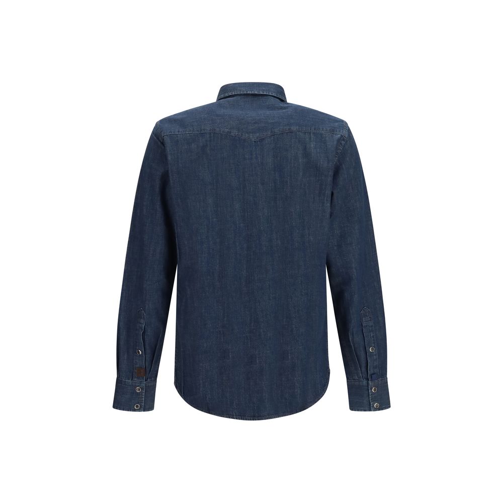 Jacob Cohen Blaues Denim-Hemd