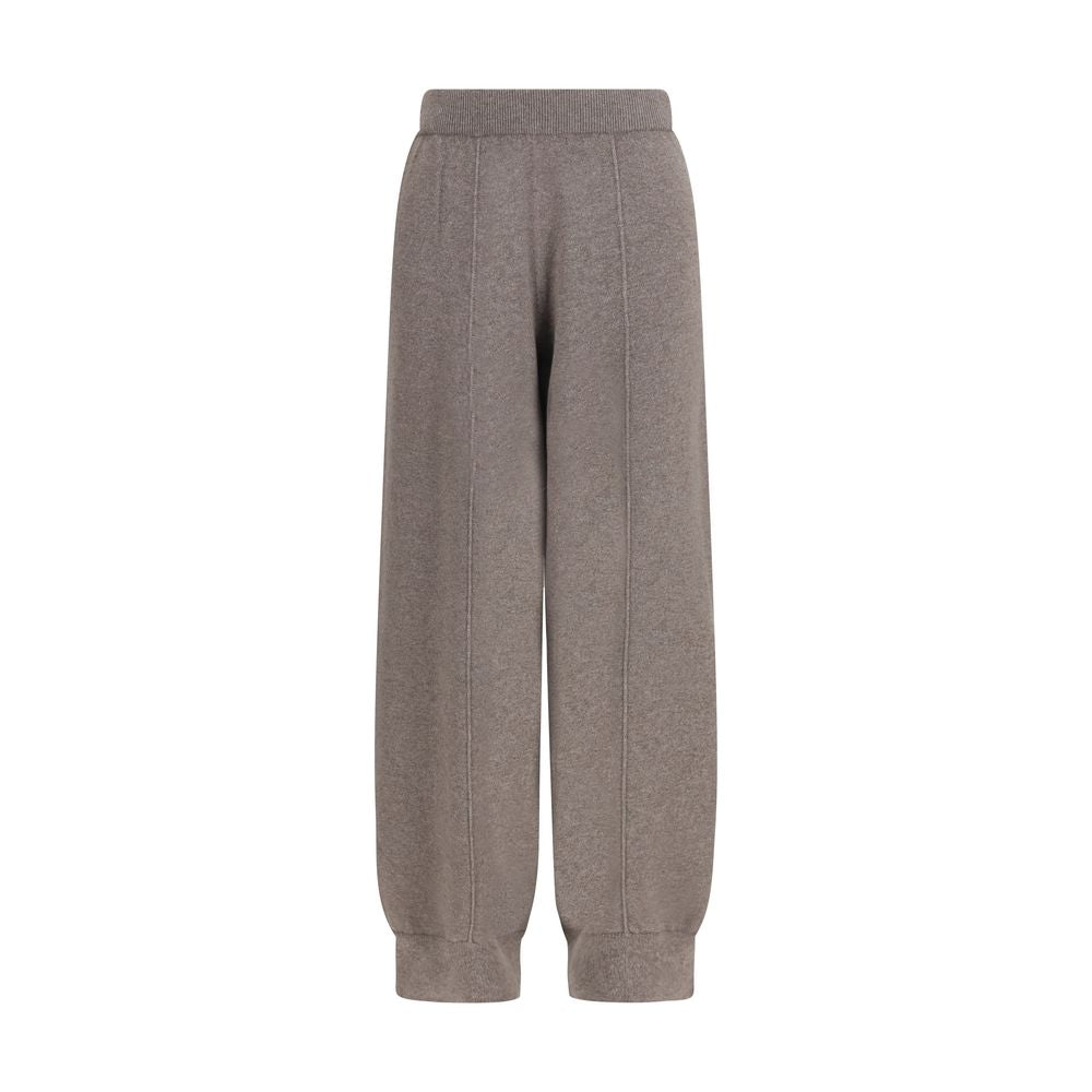Pantalon décontracté en laine gris Fabiana Filippi Oves Aries