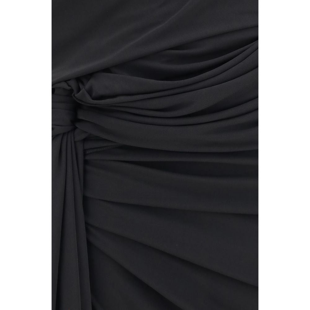 Balenciaga Black Viscose Cocktail Dress