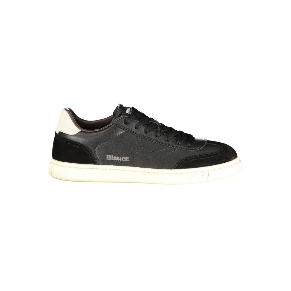 Blauer Black Polyurethane Mens Sneaker