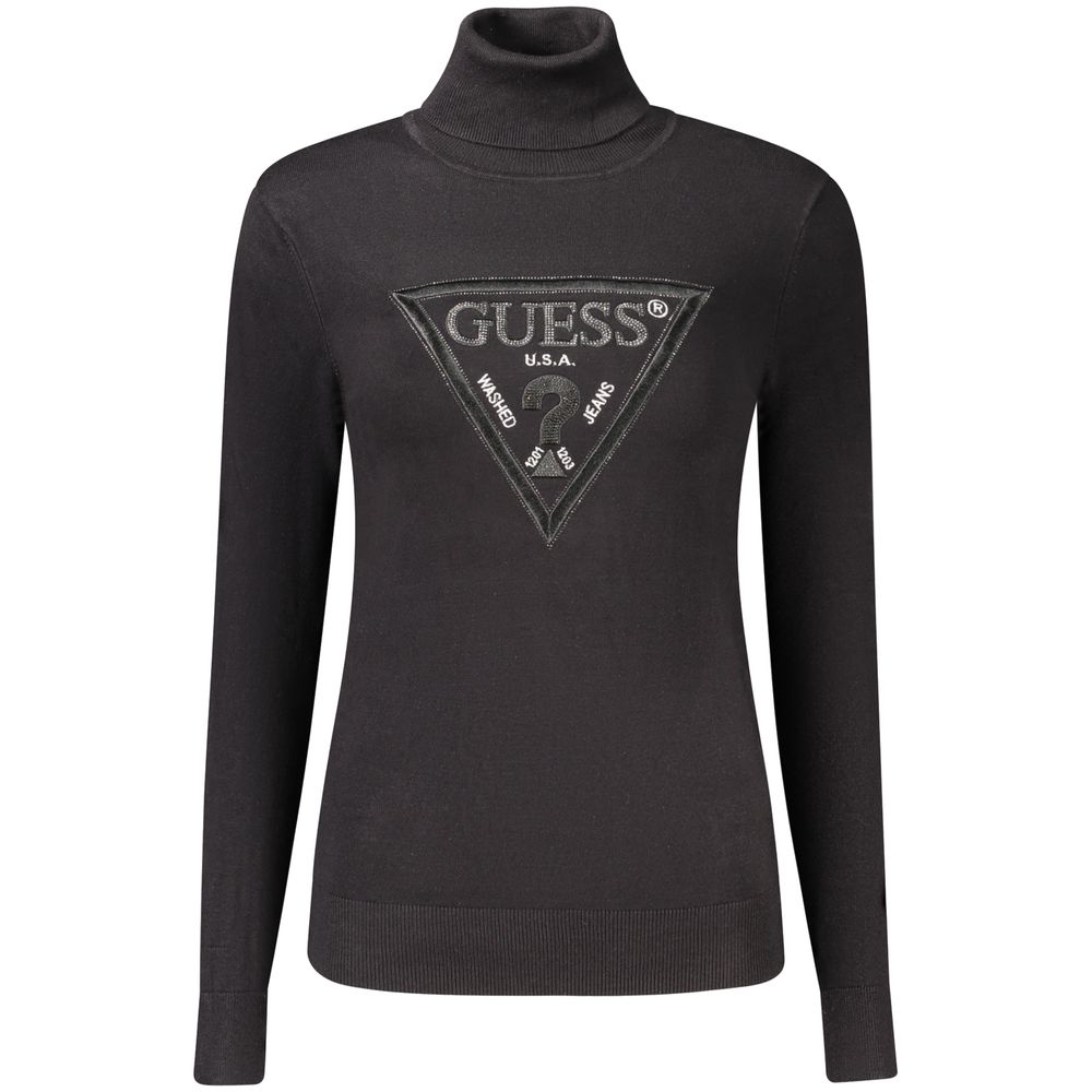 Guess Jeans Black Viscose Women's Sweater