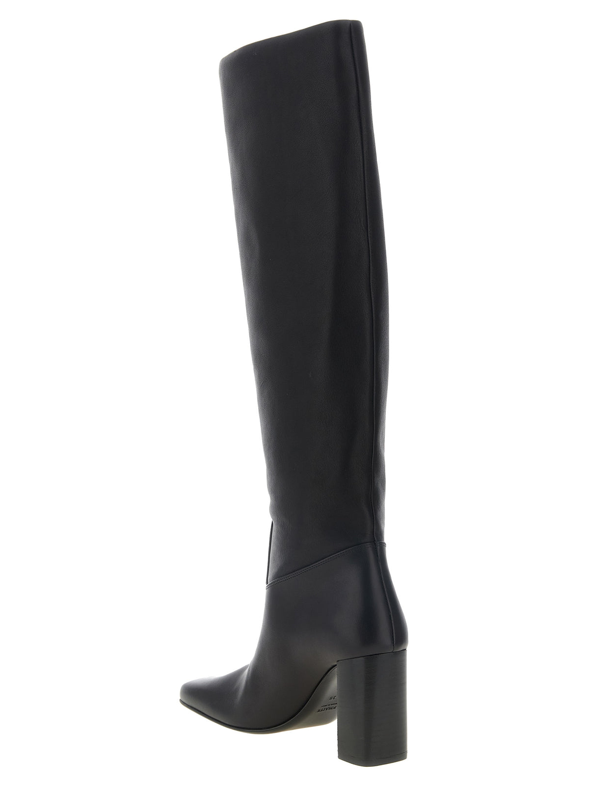 Khaite Black Calfskin Over The Knee