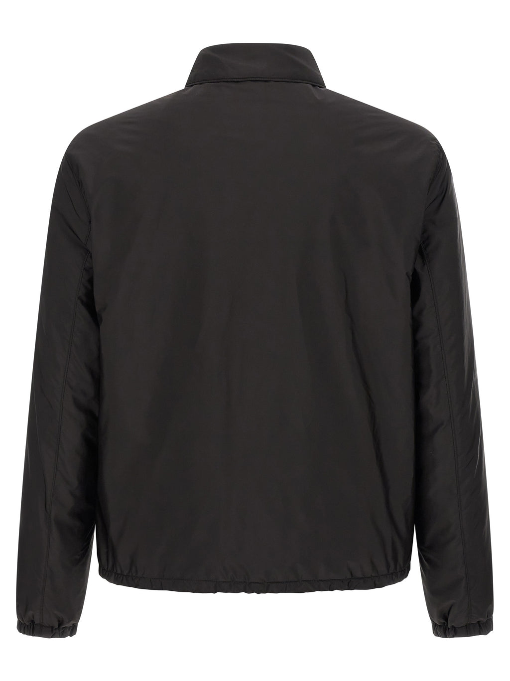 Veste longue Prada en polyamide recyclé noir