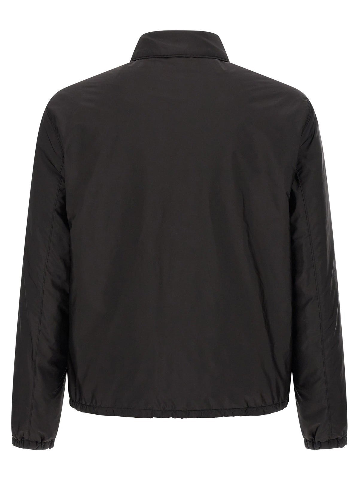 Veste longue Prada en polyamide recyclé noir