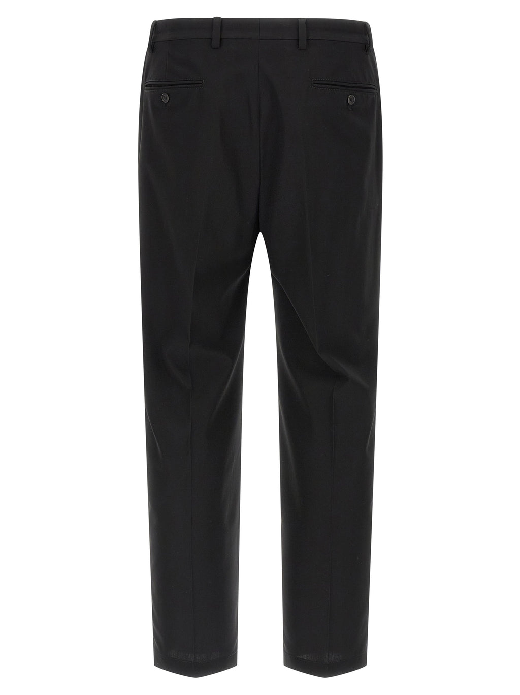 Prada Black Cotton Casual Pants
