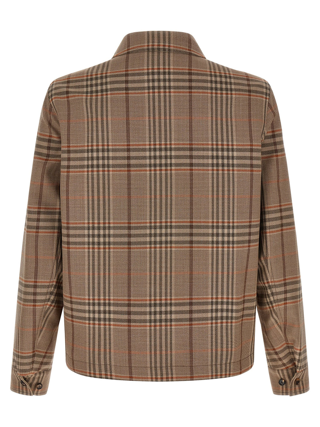 Burberry Beige Wool Full-Length Jacket