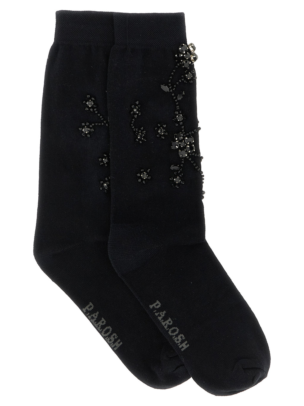 P.A.R.O.S.H. Black Cotton Socks