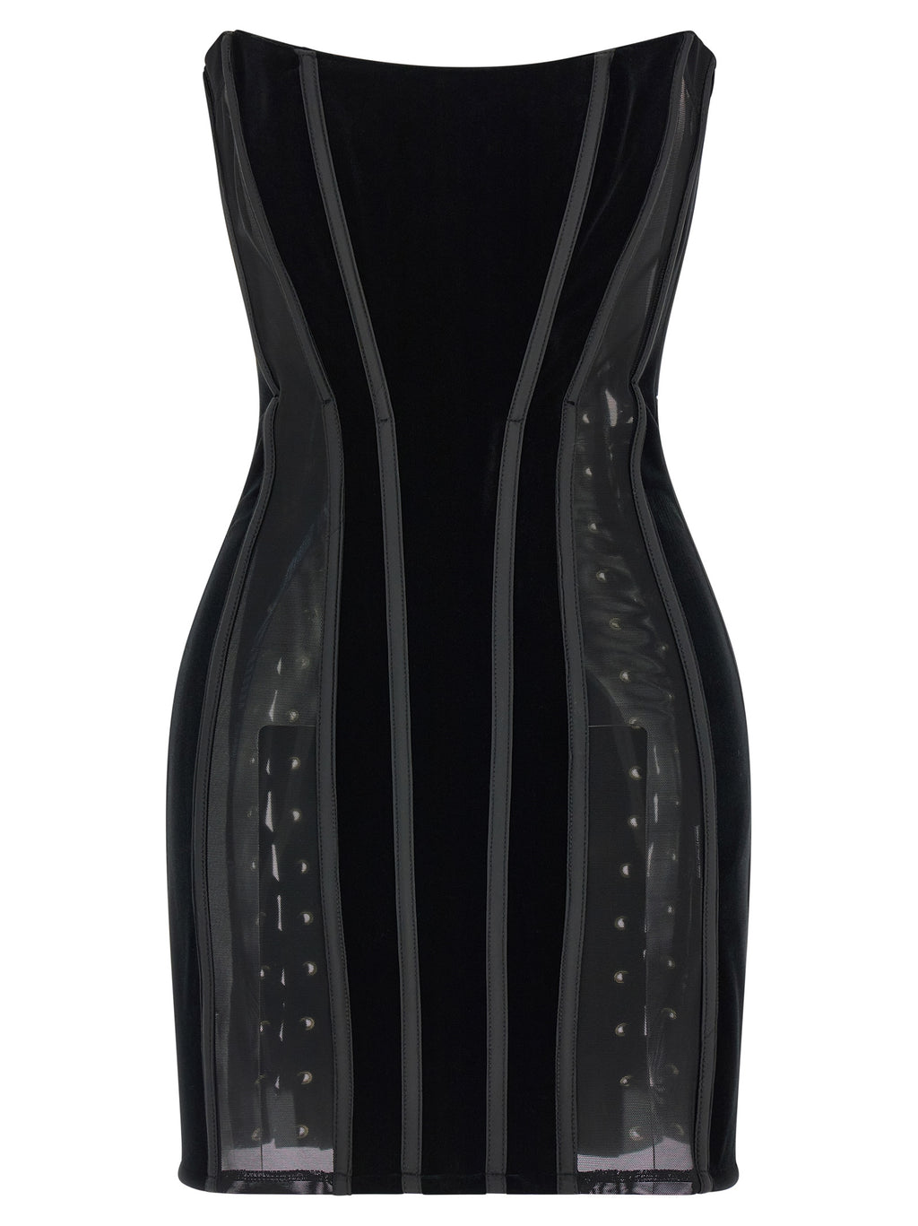 Elisabetta Franchi Black Polyester Short Dress