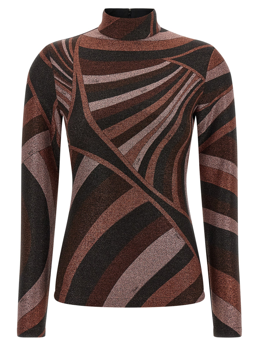 Emilio Pucci Bordeaux Polyamide Cardigan