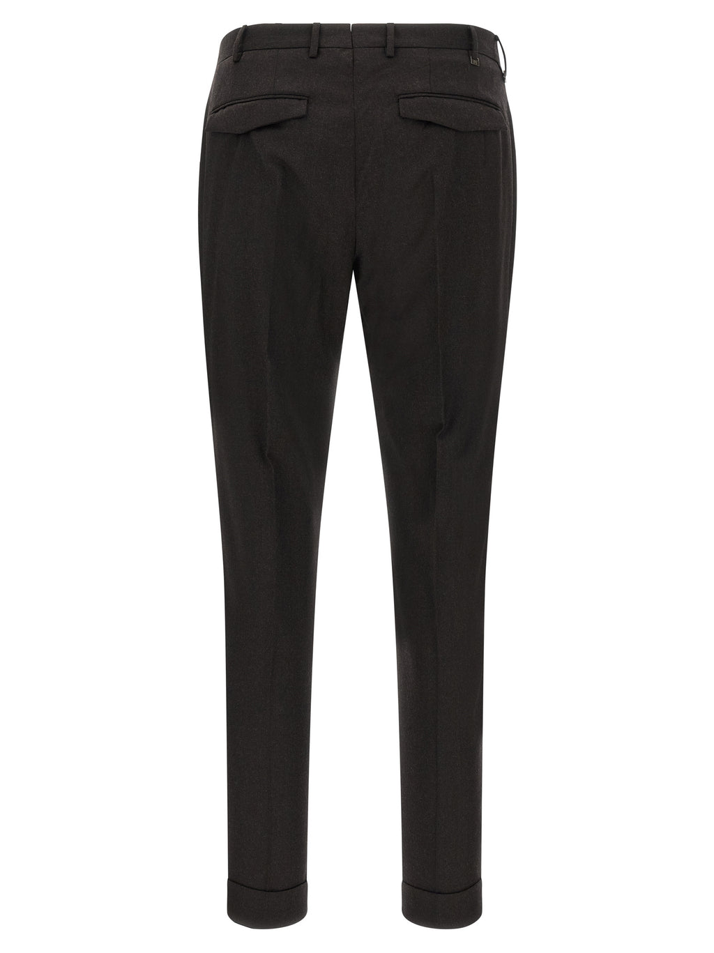 PT Torino Brown Virgin Wool Dress Pants