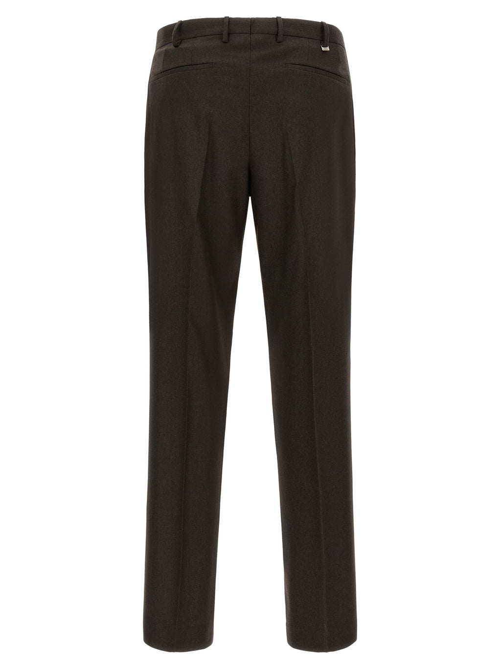 PT Torino Brown Virgin Wool Dress Pants