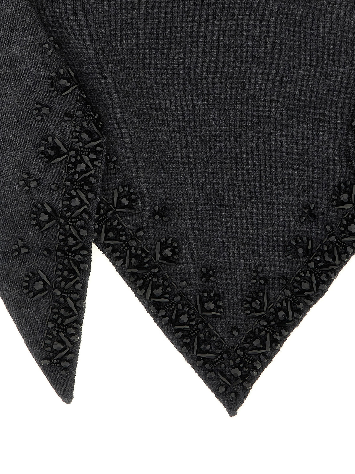 P.A.R.O.S.H. Gray Wool Scarf