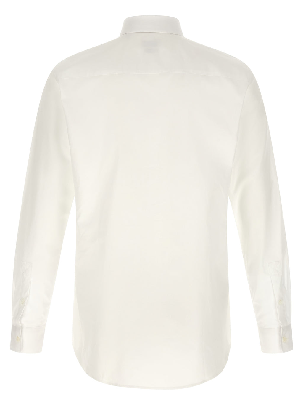Burberry White Cotton Blouse