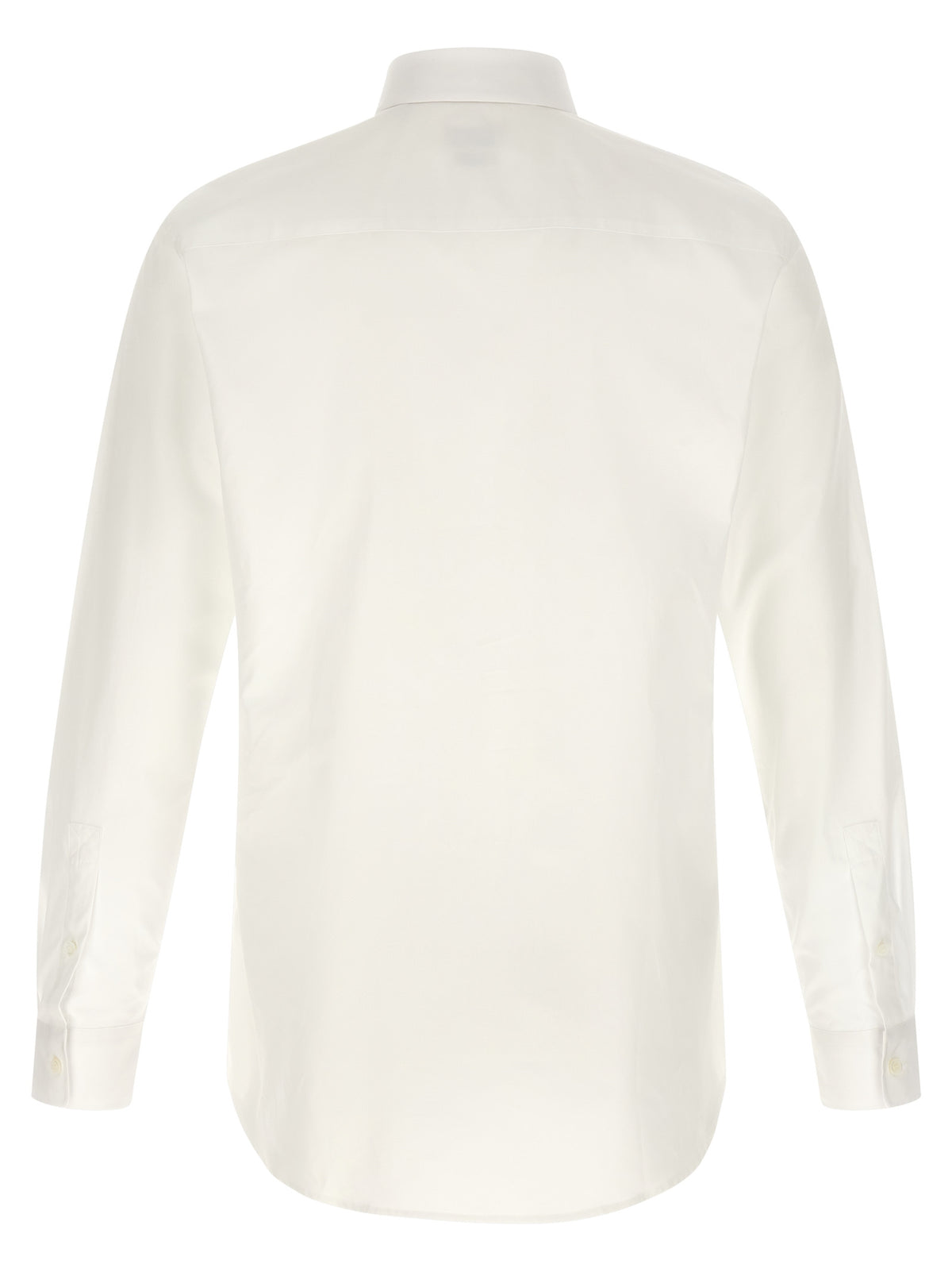 Burberry White Cotton Blouse