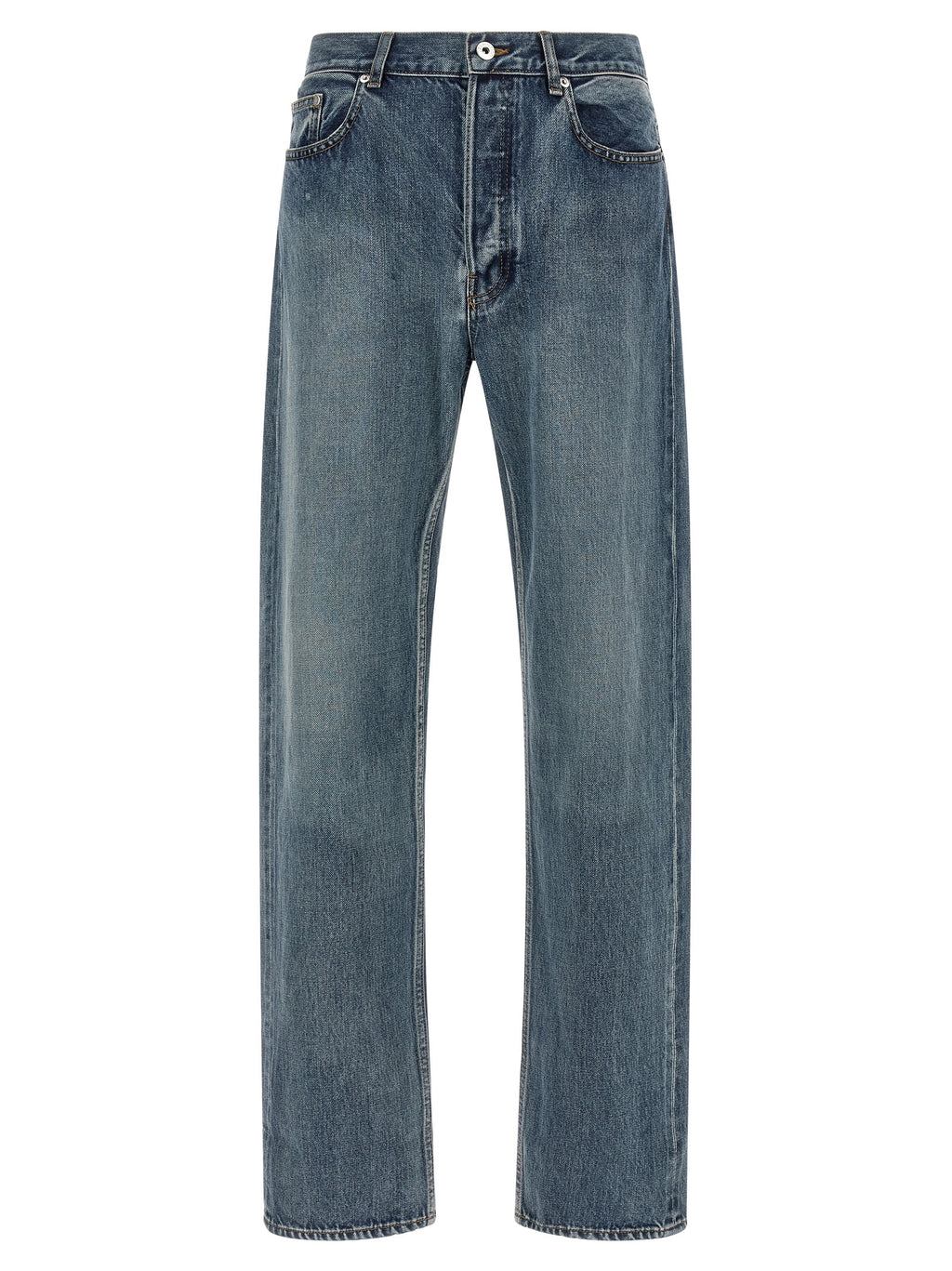 J.W.Anderson Blue Cotton Straight-Leg Jeans