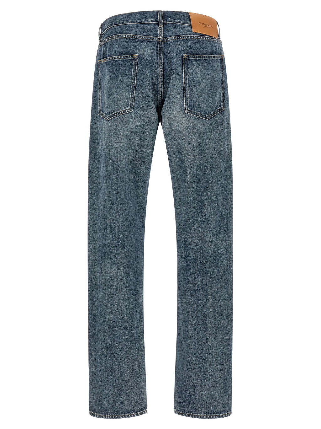 J.W.Anderson Blue Cotton Straight-Leg Jeans