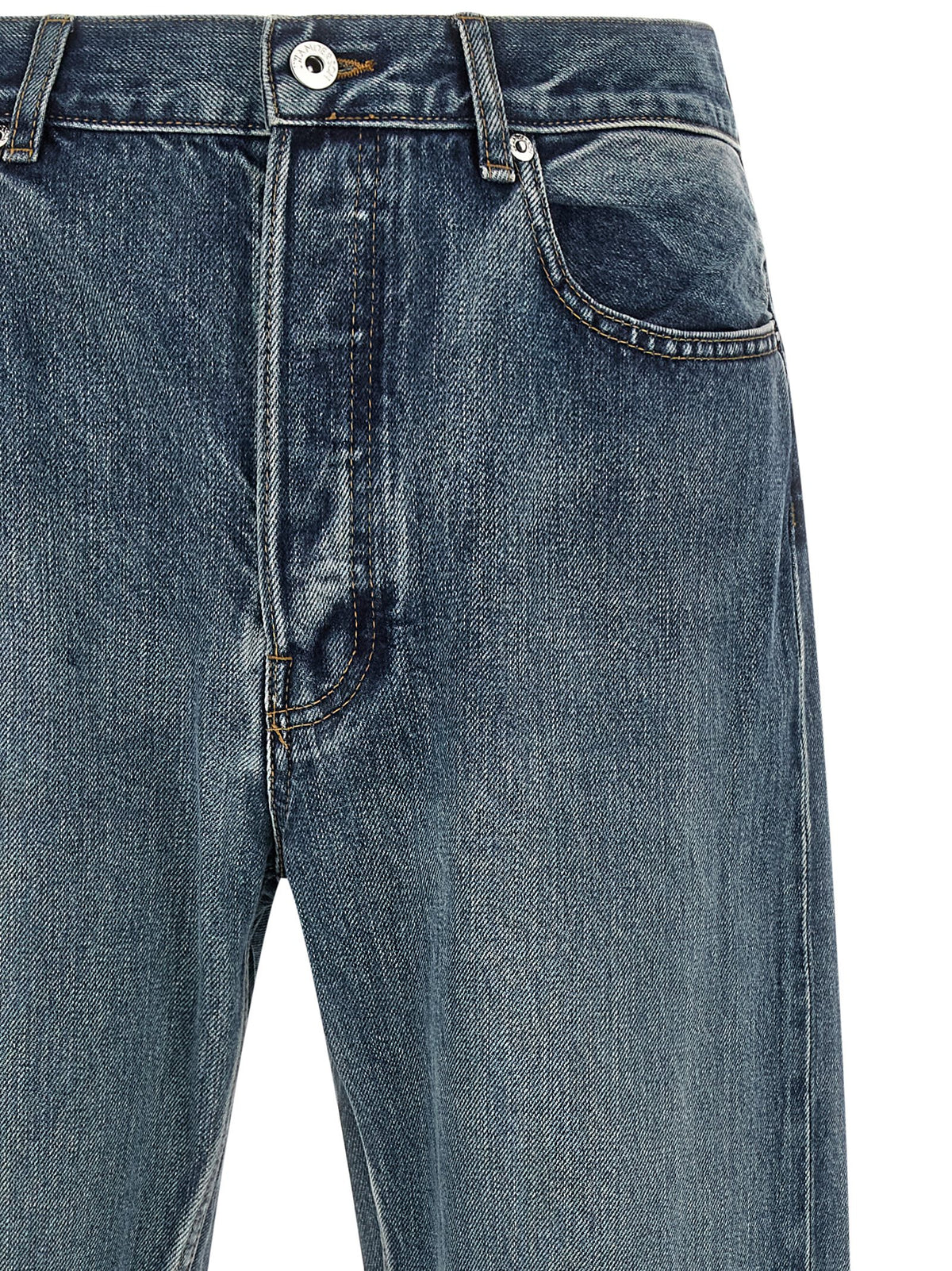 J.W.Anderson Blue Cotton Straight-Leg Jeans