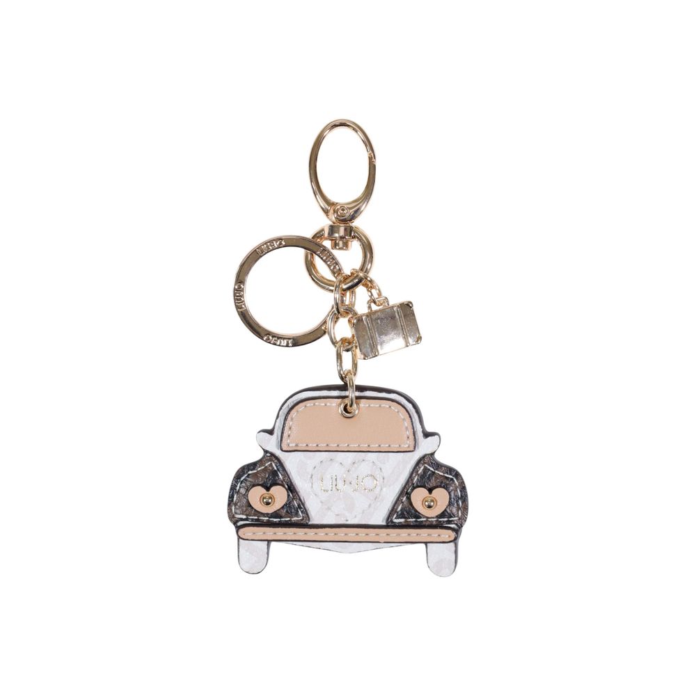 Liu Jo Beige Polyethylene Keychain