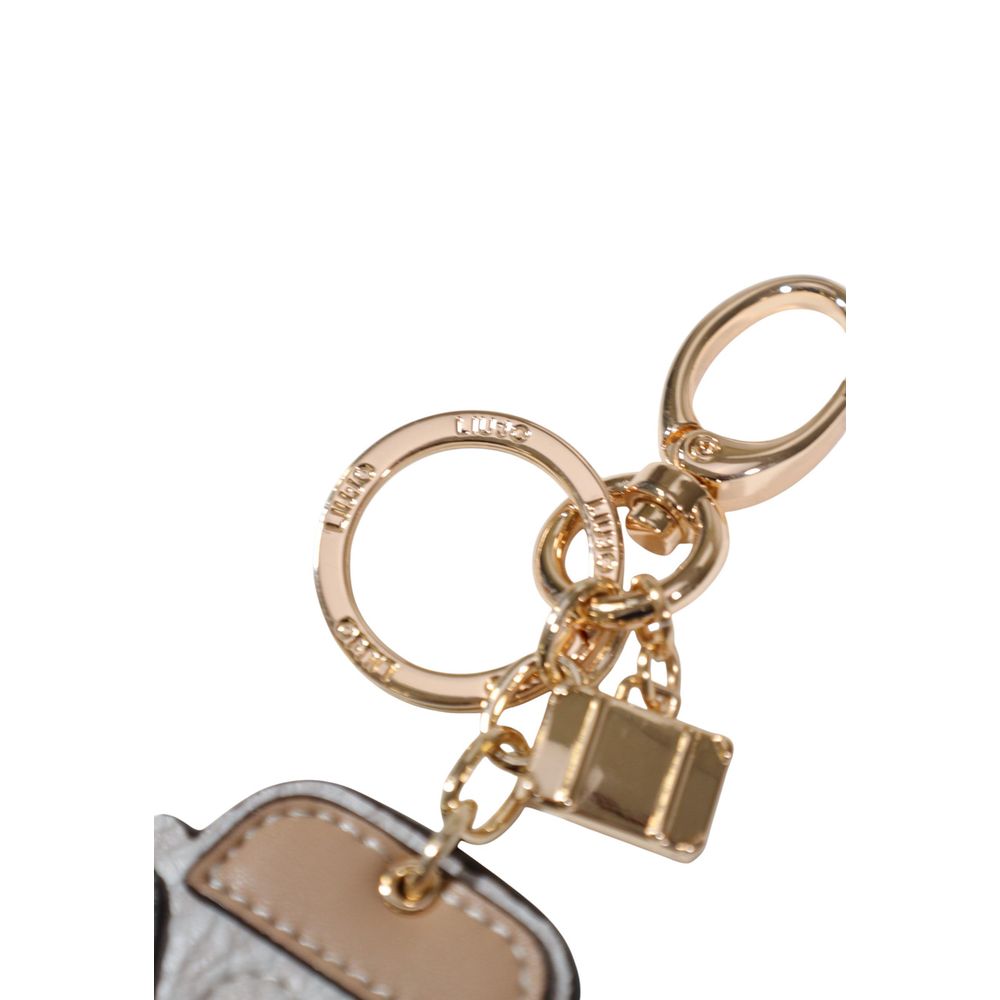 Liu Jo Beige Polyethylene Keychain