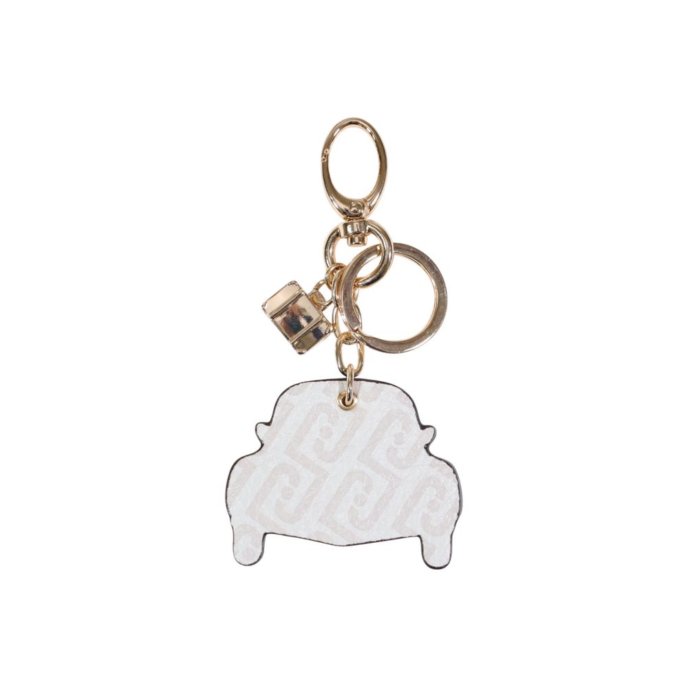 Liu Jo Beige Polyethylene Keychain