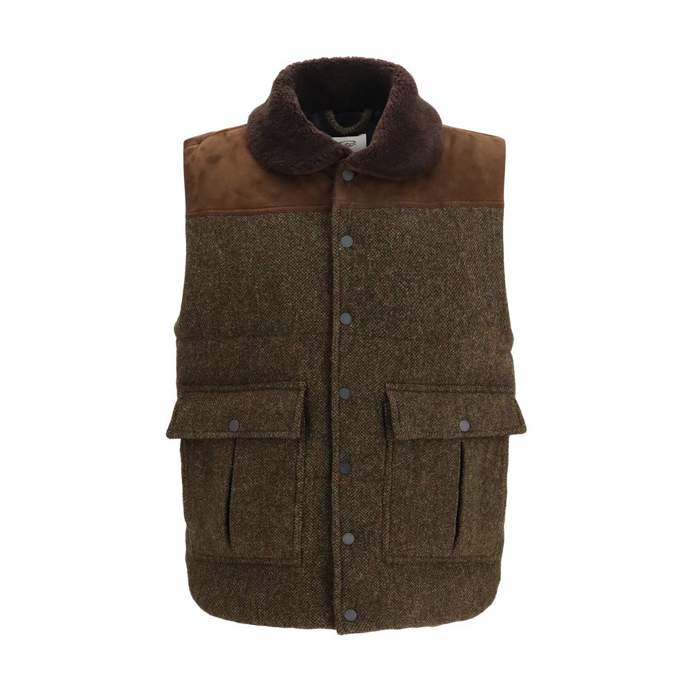 Valstar Bicolor Wool Oves Aries Sleeveless Jacket