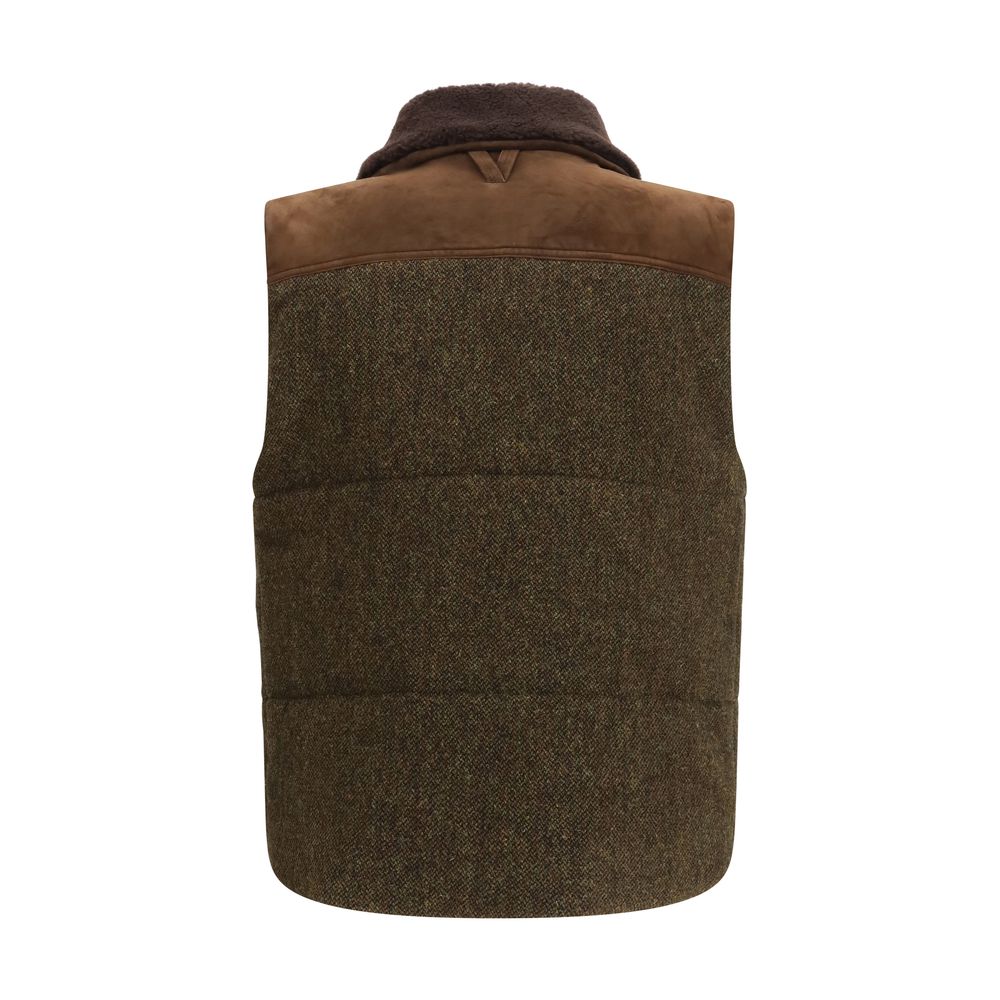 Valstar Bicolor Wool Oves Aries Sleeveless Jacket