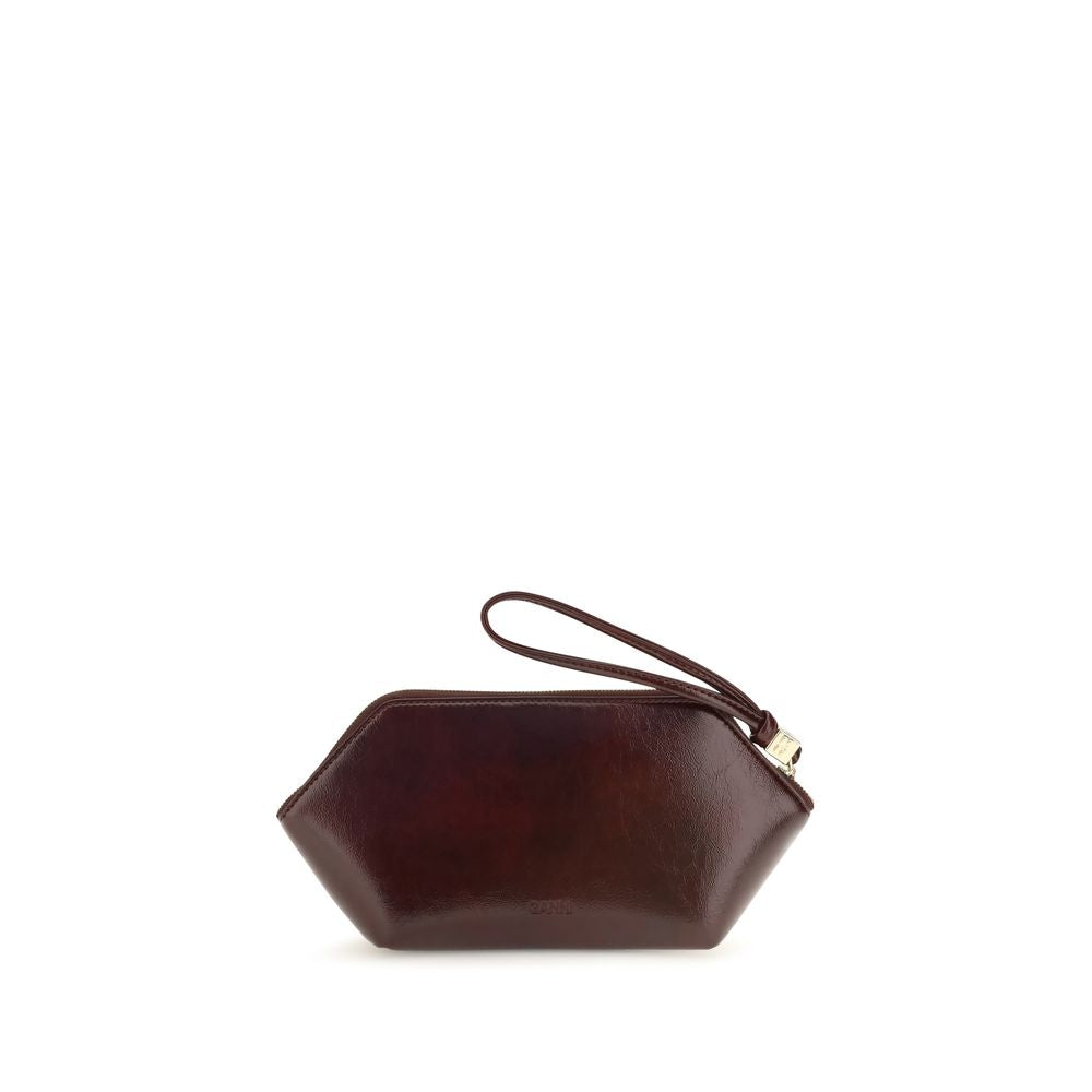 Ganni Bordeaux Recycled Polyester Accessories