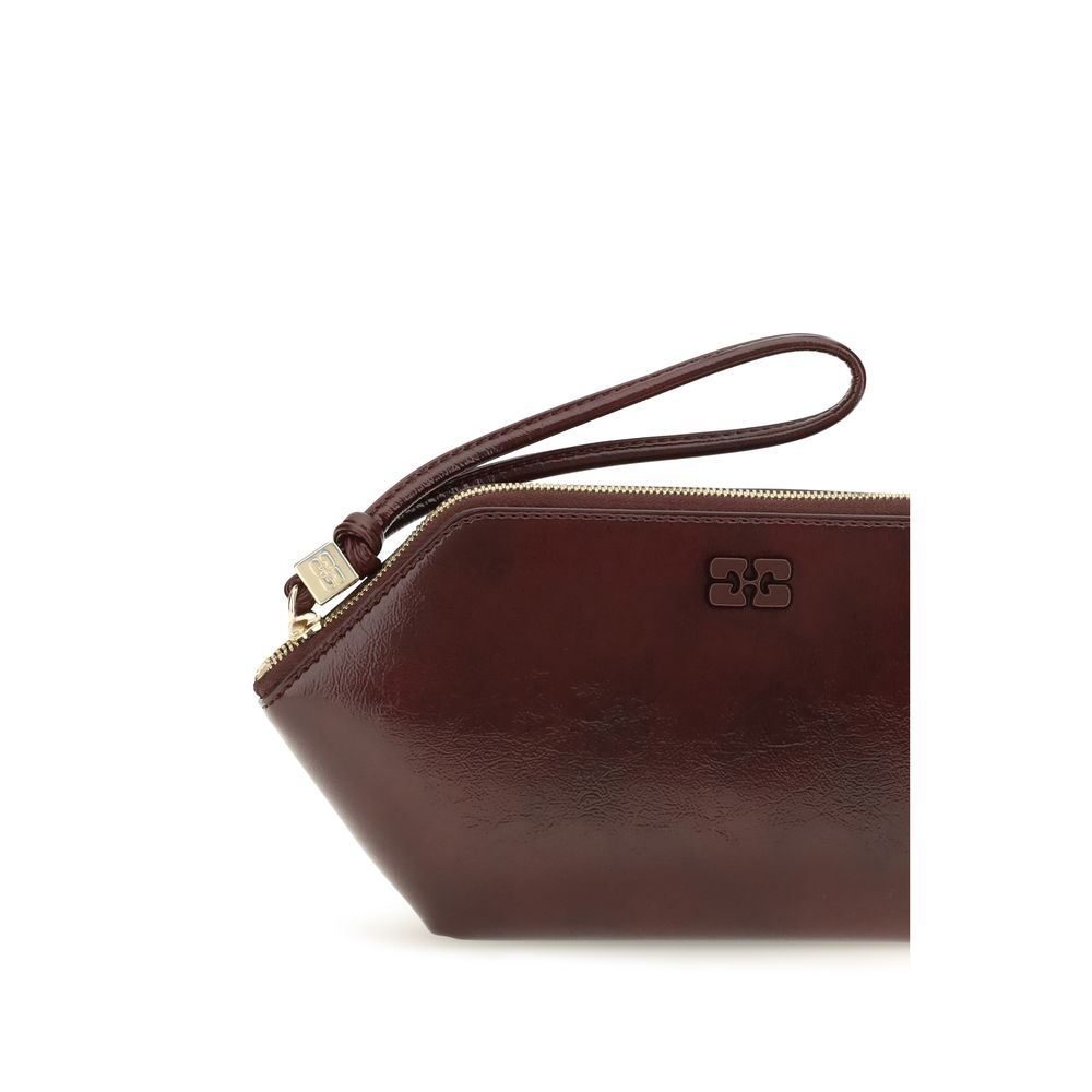 Ganni Bordeaux Recycled Polyester Accessories