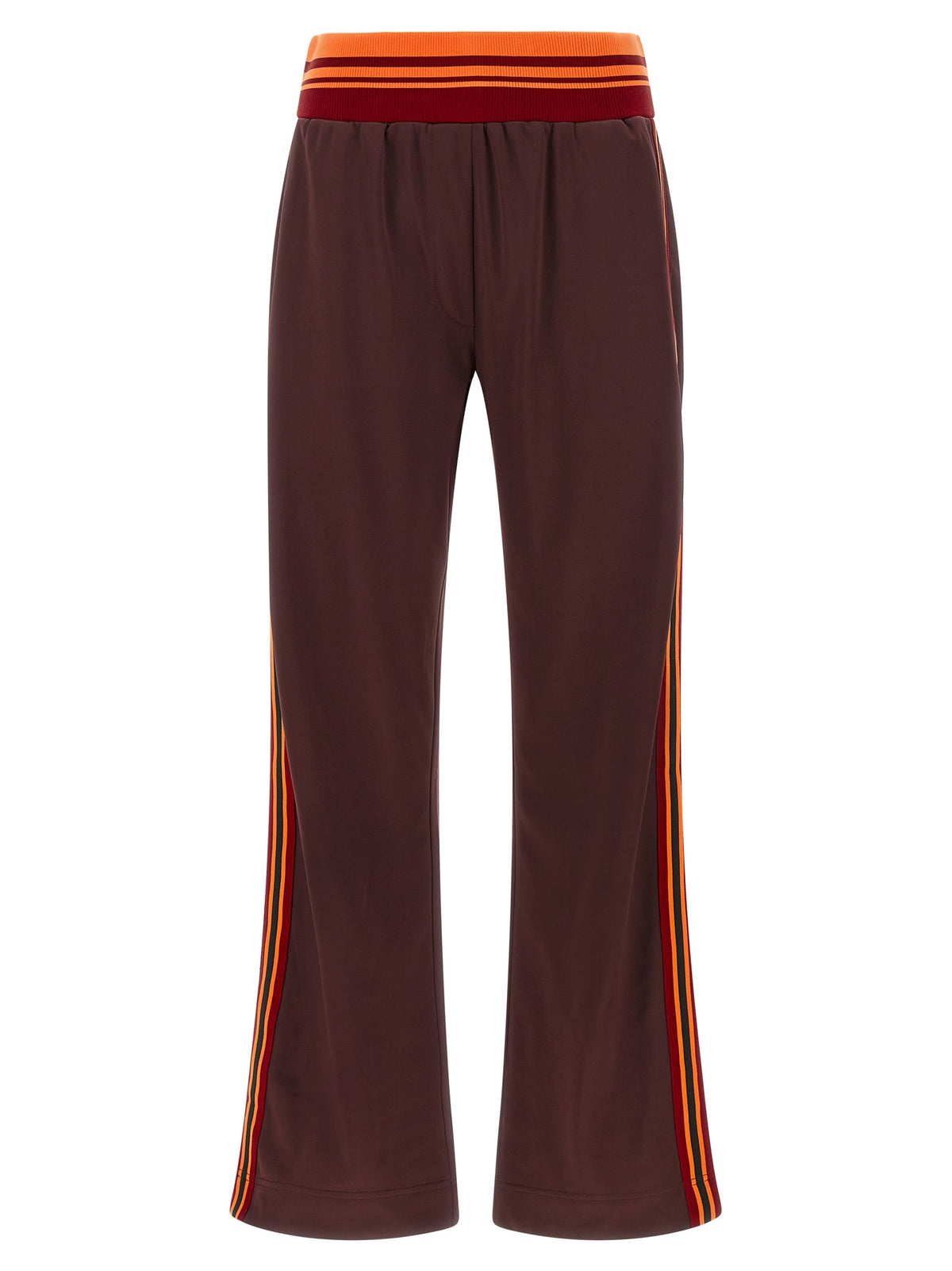 Dries Van Noten Brown Polyester Athletic Pants