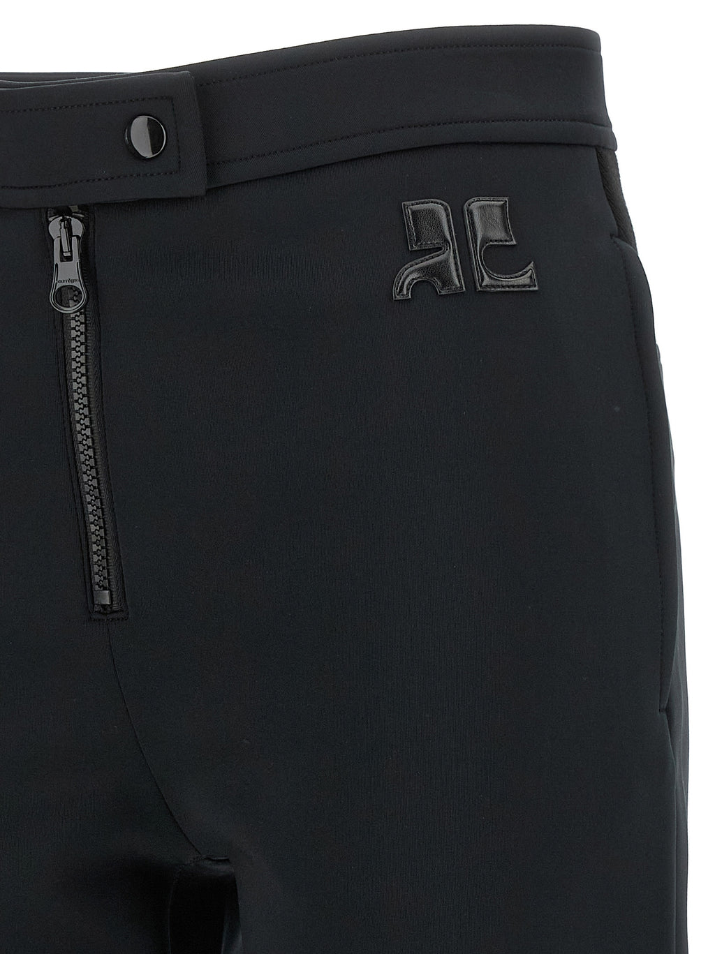 Courrèges Black Polyester Casual Pants