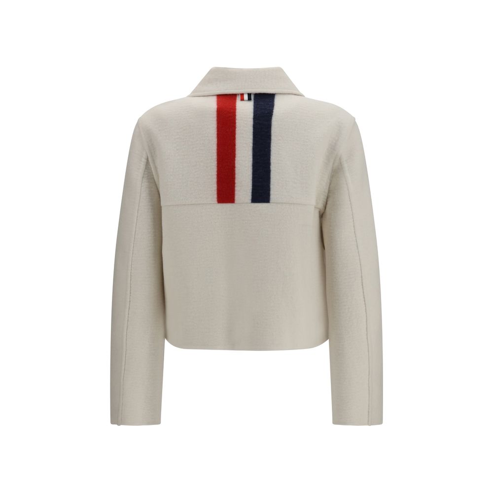 Thom Browne Beige Wool Oves Aries Jacket