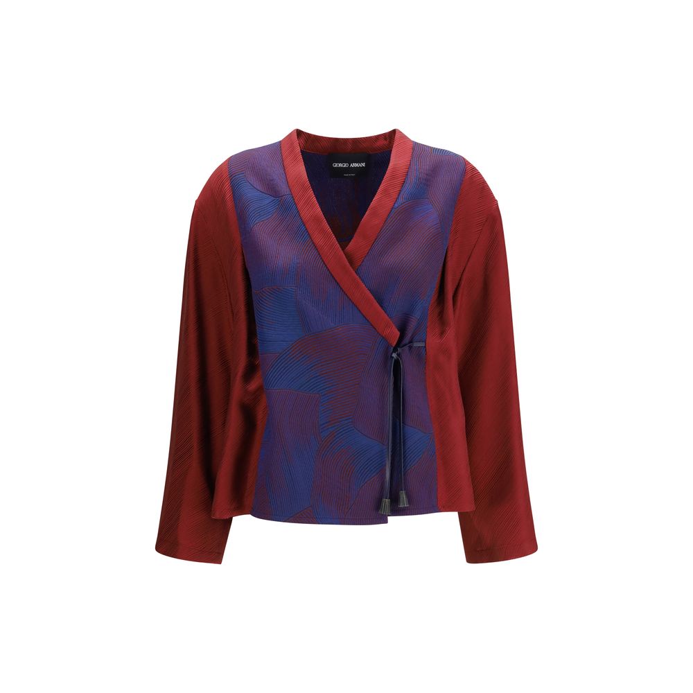 Giorgio Armani Multicolor Polyester Pattern Shirt
