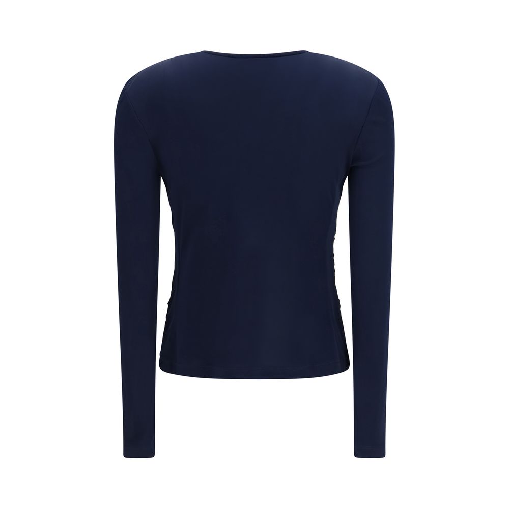 Giorgio Armani Blue Viscose Shirt