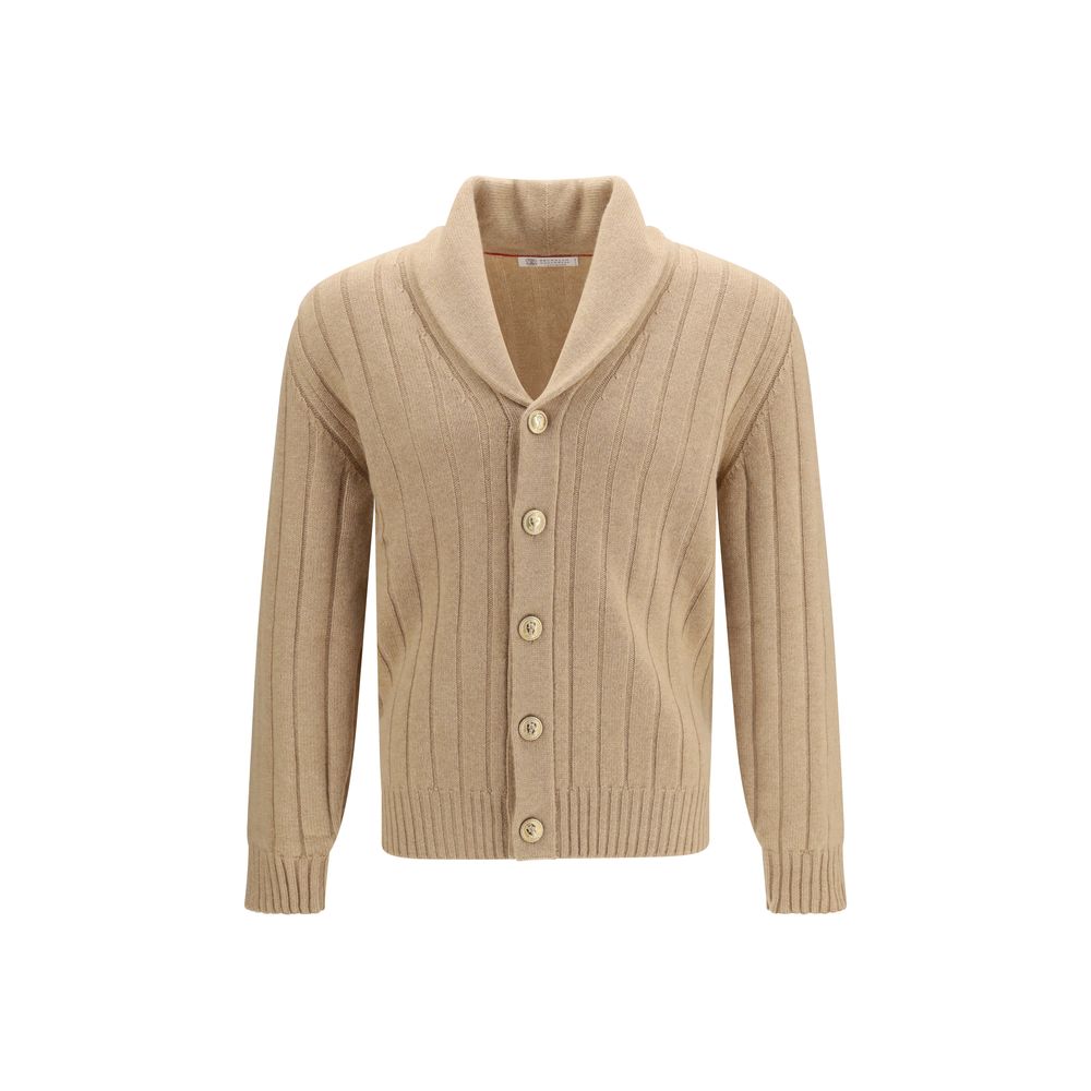 Brunello Cucinelli Beiger Kaschmir-Cardigan