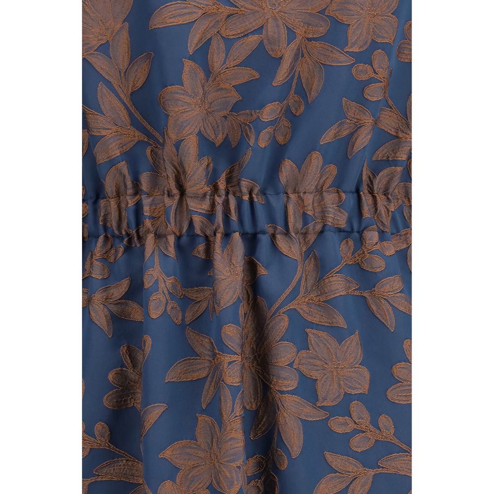 Sara Roka Multicolor Polyester Cocktail Dress
