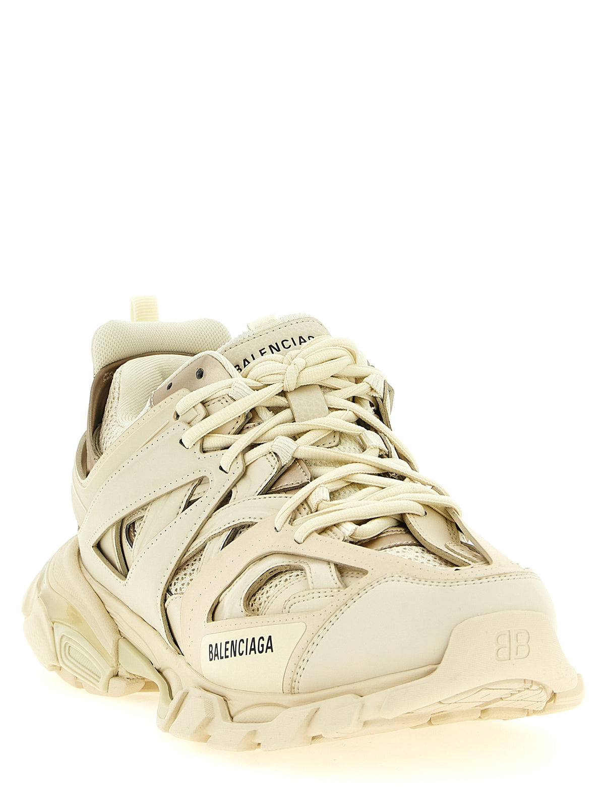 Balenciaga Beige Polyethylene Athletic Sneakers