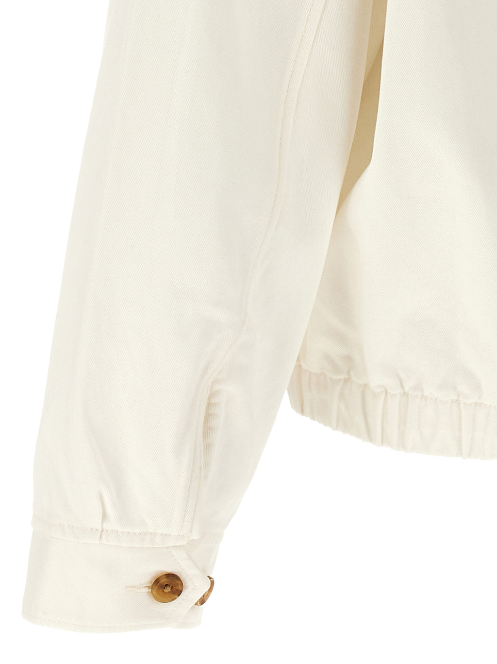 Polo Ralph Lauren White Cotton Full-Length Jacket