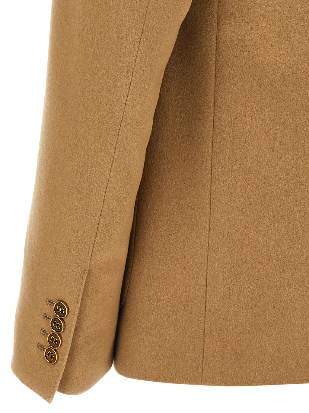 Dolce & Gabbana Beige Cashmere Blazer