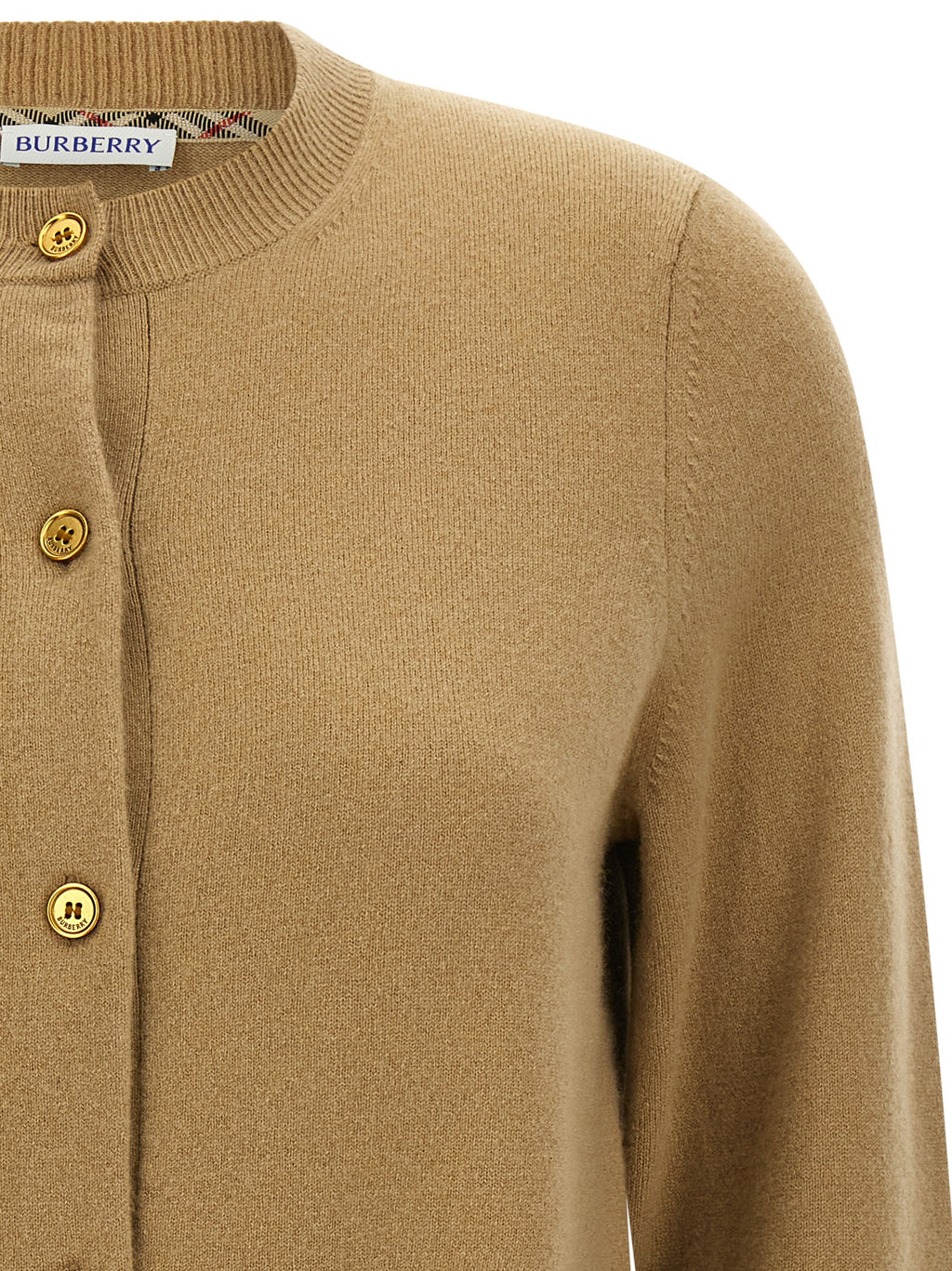 Burberry Beige Cashmere Cardigan