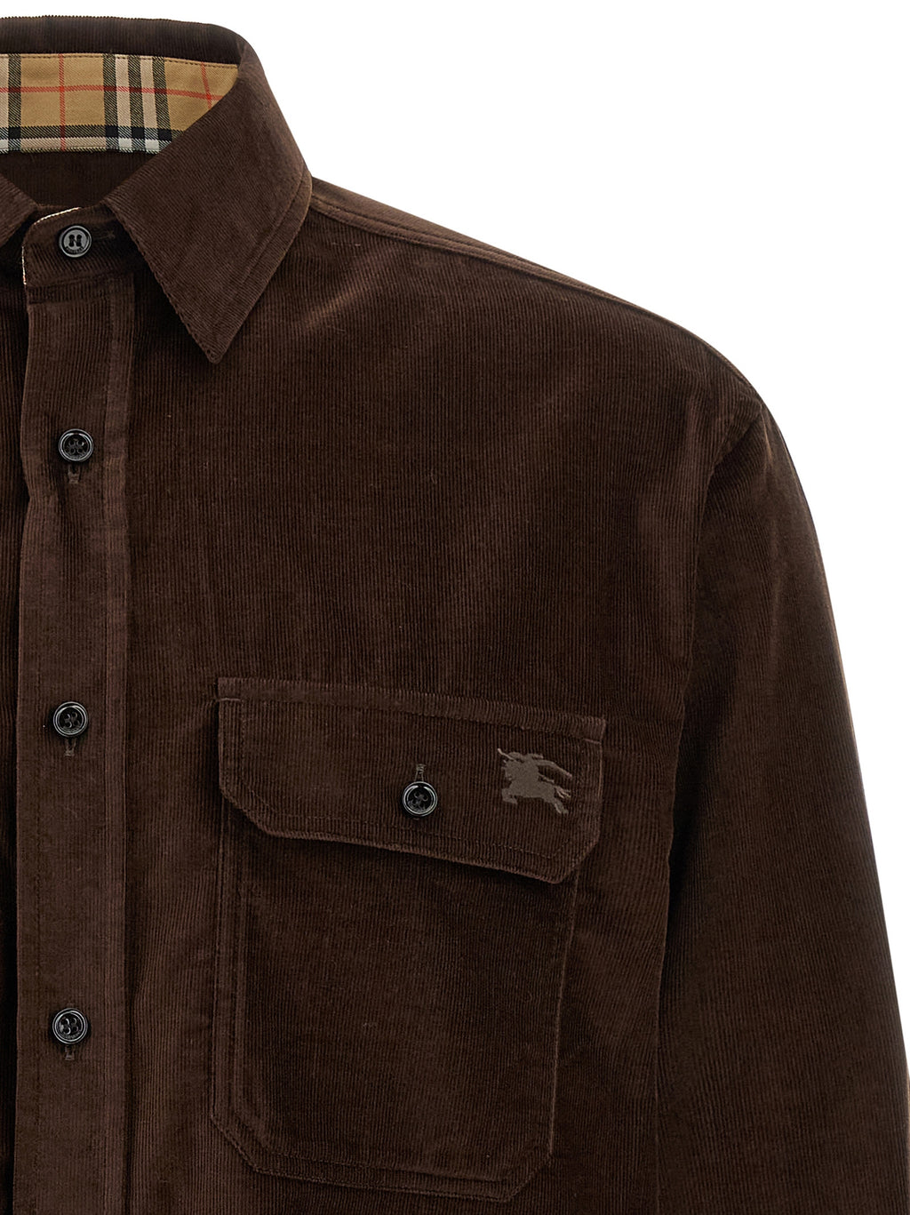 Burberry Brown Cotton Blouse