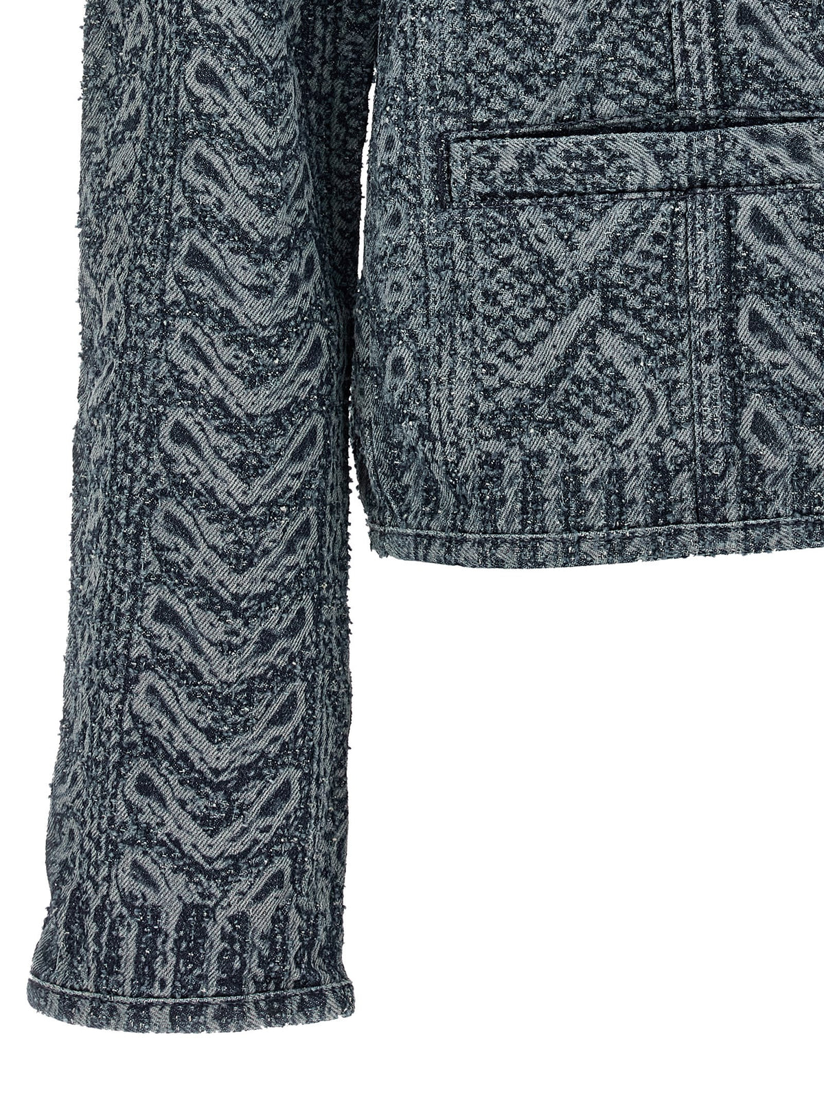 Diesel Blue Cotton Denim Jacket