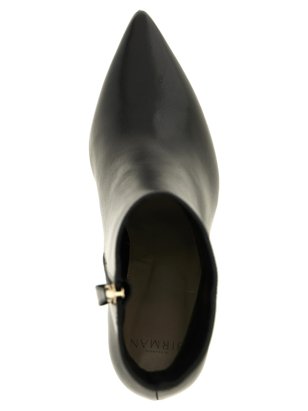 Alexandre Birman Black Calfskin Ankle Boots