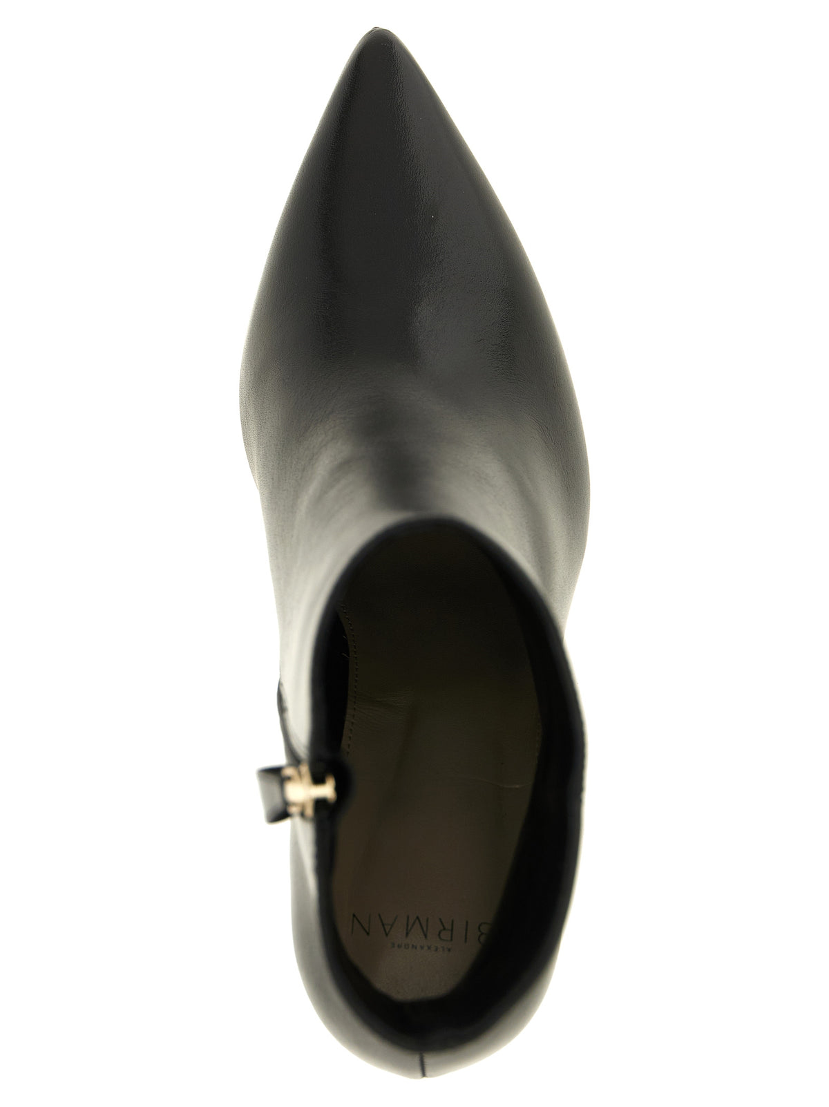 Alexandre Birman Black Calfskin Ankle Boots