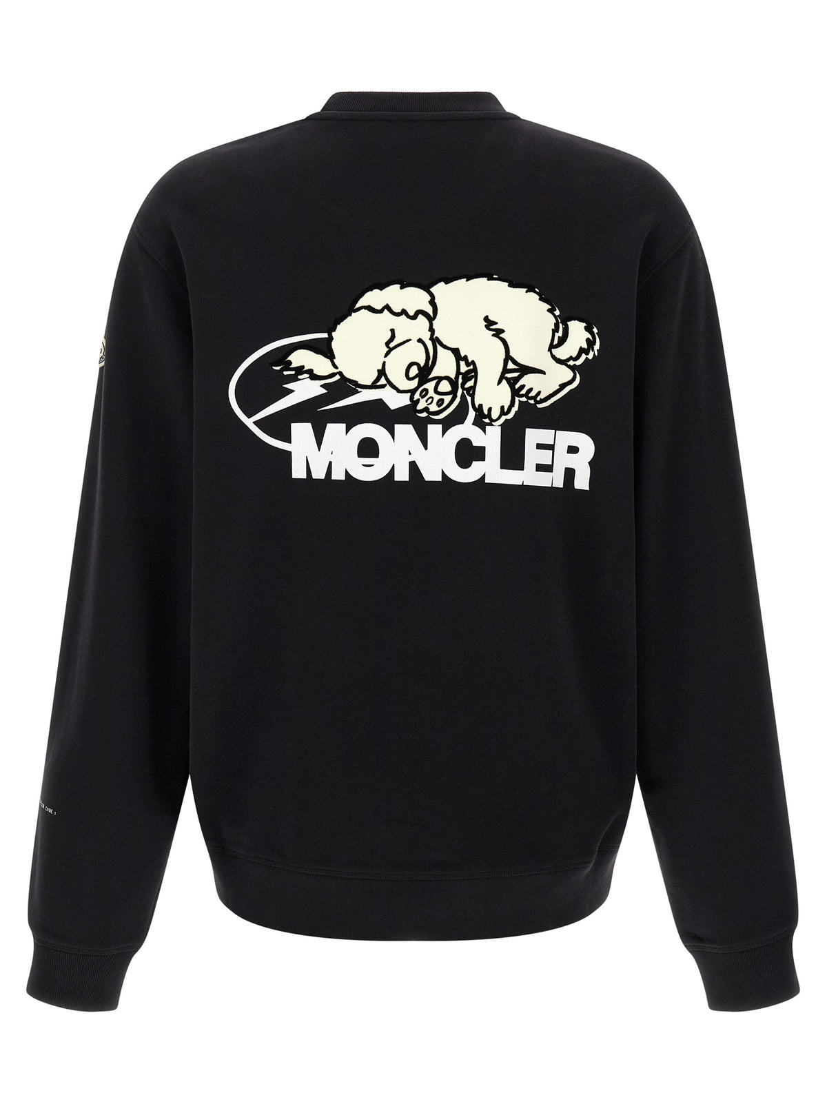 MONCLER GENIUS Black Cotton Sweatshirt