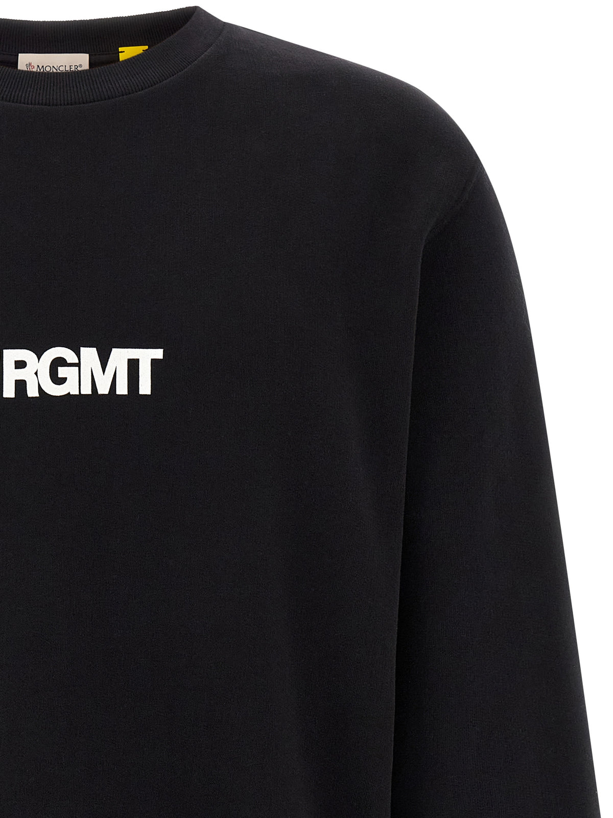 MONCLER GENIUS Black Cotton Sweatshirt