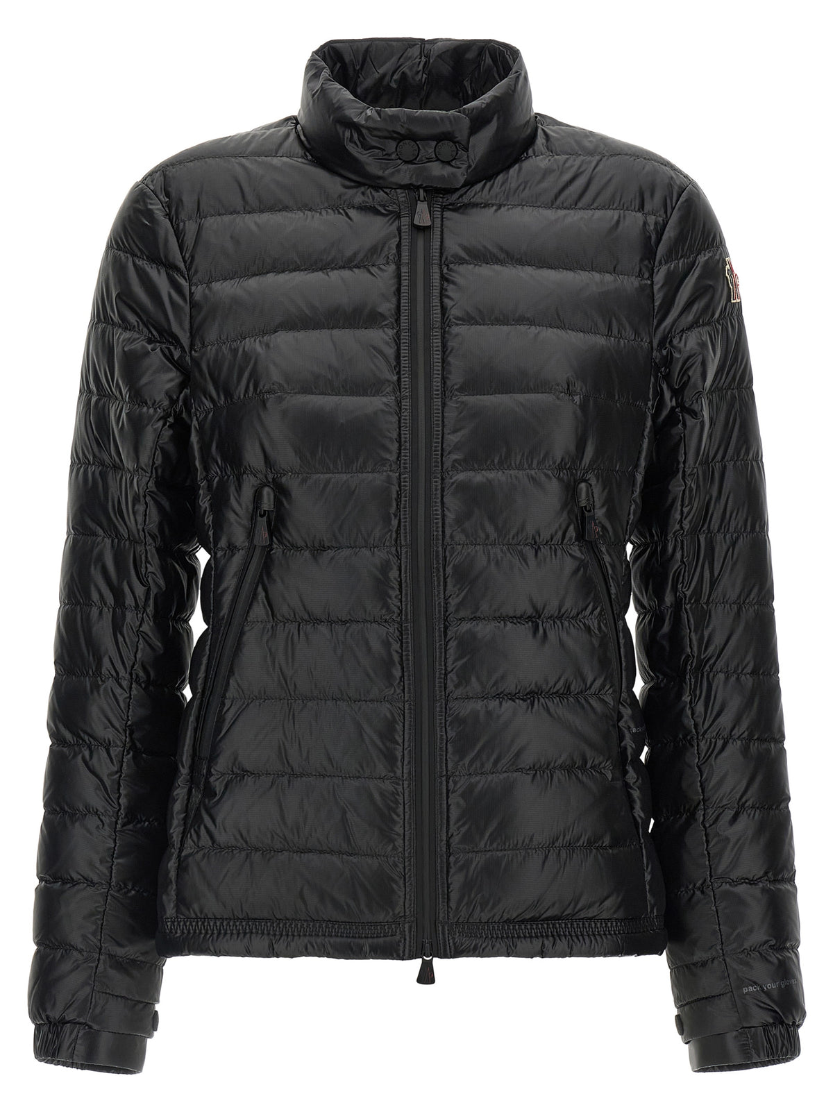 Moncler Grenoble Black Polyamide Full-Length Jacket