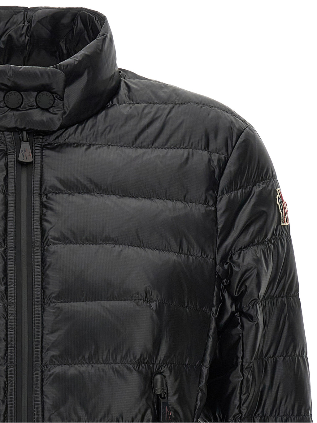 Moncler Grenoble Black Polyamide Full-Length Jacket