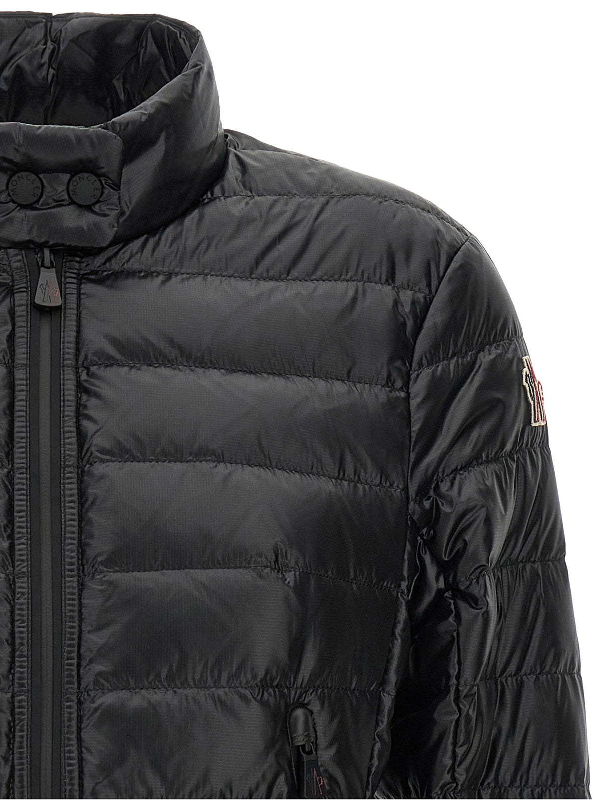 Moncler Grenoble Black Polyamide Full-Length Jacket
